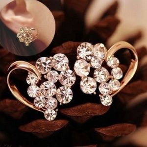 Beautiful Heart Diamond Studs (item C)